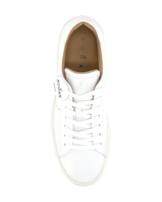 Hogan White H672 Weiße Turnschuhe
