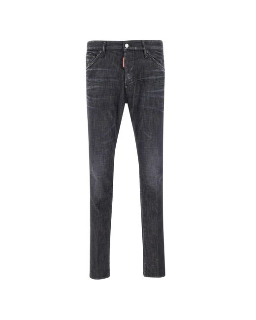 DSquared² Cool Guy Jean Slim-Fit-Jeans Aus Schwarzer Baumwolle in Blue für Herren
