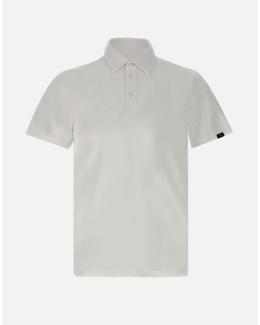 Colmar Technische Weiße Piqué-Poloshirt in Gray für Herren