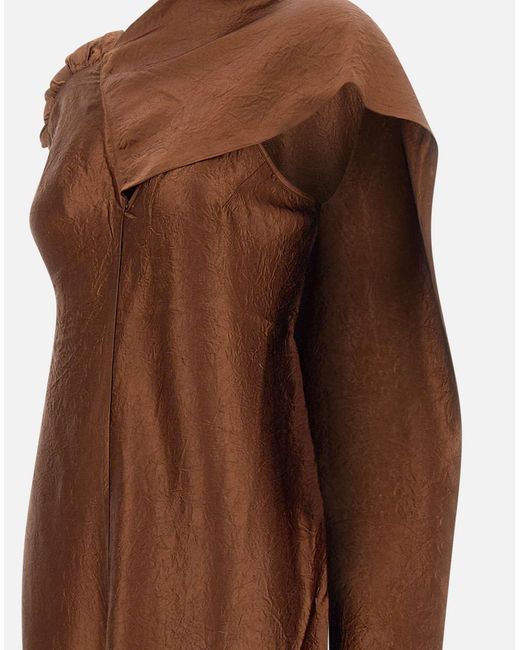 Birgitte Herskind Brown Leroy Knöchellanges Kleid
