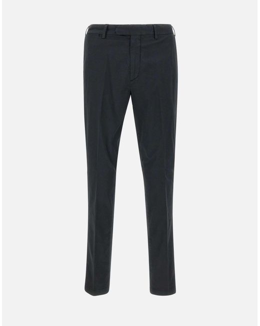 Devore Schwarze Slim-Fit-Hose in Blue für Herren