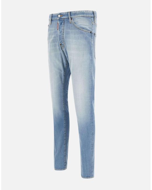 DSquared² Cool Guy Jean – Slim-Fit-Jeans Aus Hellblauer Baumwolle in Blue für Herren