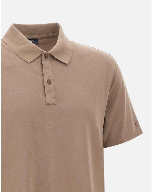 Paul & Shark Poloshirt Aus Baumwolle in Natural für Herren