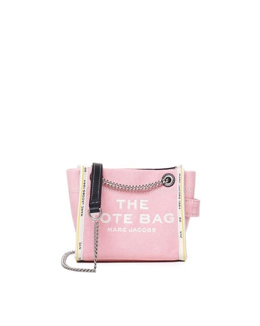 Marc Jacobs Pink Ribbon Logo Shoulder Bag