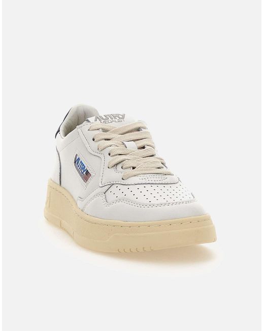 Autry White Ll12 Weiße Leder Sneaker