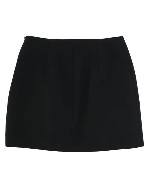 Balmain Black Woll Minirock
