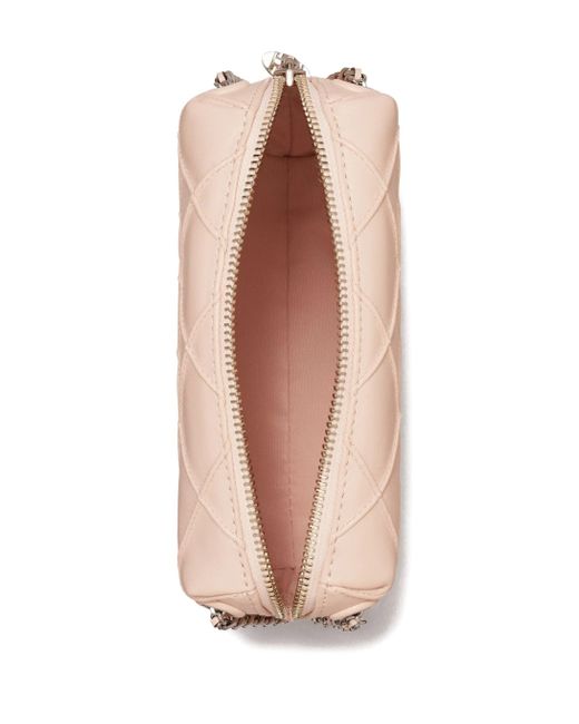 Tory Burch Natural Fleming Rose Umhängetasche