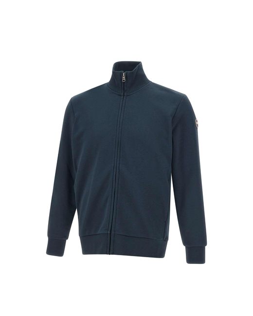 Colmar Blaues Connective-Sweatshirt Aus Baumwolle Mit Reißverschluss in Blue für Herren