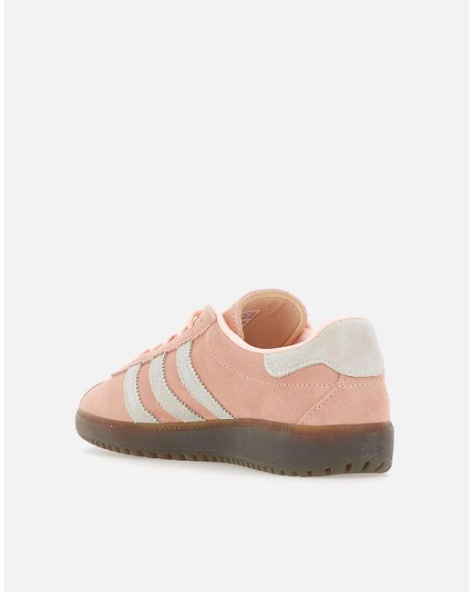 Adidas Pink Lachsrosa Wildlederturnschuhe