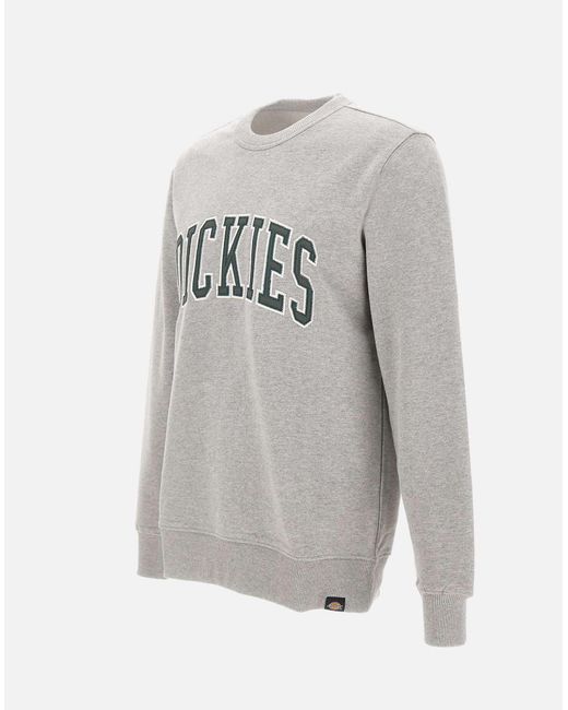 Dickies Hellgraues Baumwoll-Sweatshirt Mit Gesticktem Logo in Gray für Herren