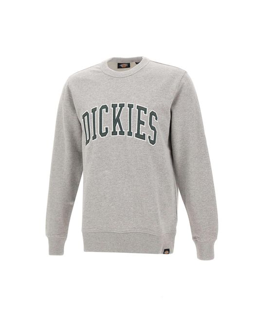 Dickies Hellgraues Baumwoll-Sweatshirt Mit Gesticktem Logo in Gray für Herren