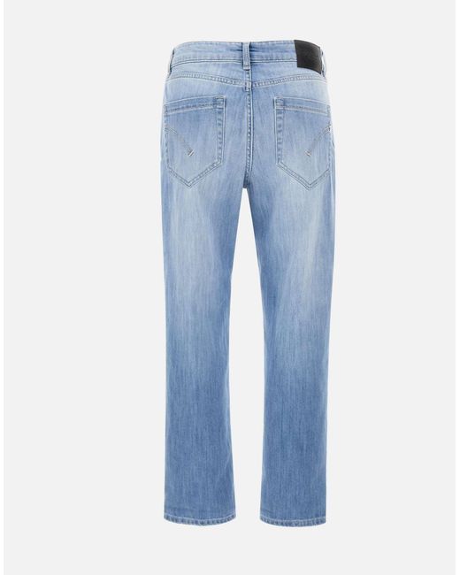 Dondup Blue Hellblaue Jeans Mit Lockerer Passform Von Koons