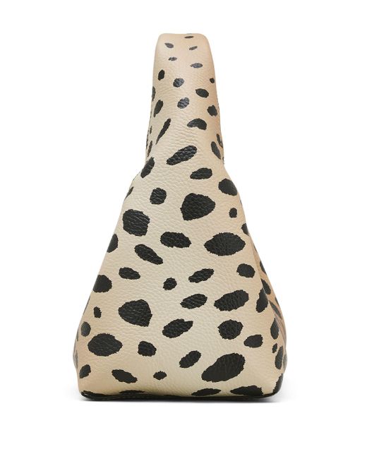 Marc Jacobs Metallic Leopardenmuster Leder Sacktasche