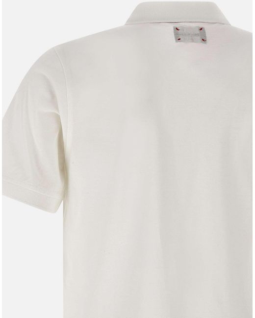 Kiton Weißes Poloshirt Aus Ultrafeiner Baumwolle Für Herren in White für Herren