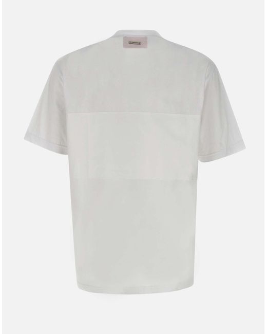 Iceberg 5D Weißer Baumwollmischung T-Shirt in White für Herren
