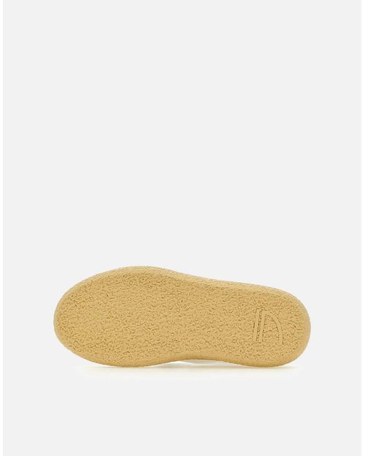 PURAAI Metallic Polly Tab Zunge Weiße Turnschuhe