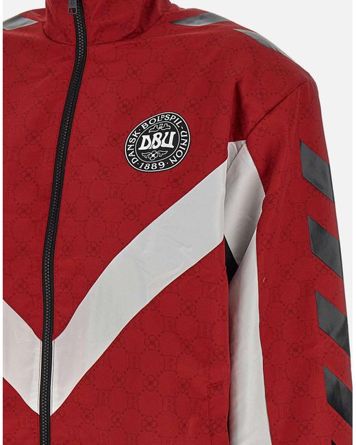 ROTATE BIRGER CHRISTENSEN Red Rote Trainingsjacke Mit Monogramm