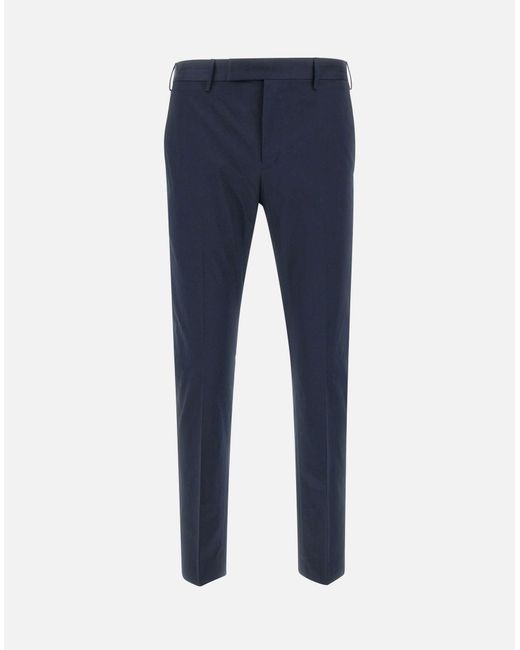 PT Torino Blaue Stretch Baumwollhose in Blue für Herren