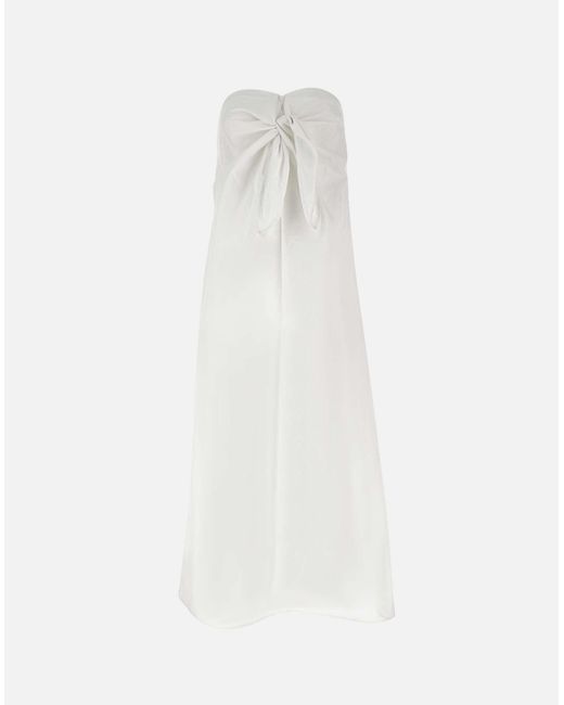 Birgitte Herskind White Weißes Baumwoll-Popeline-Sommerkleid