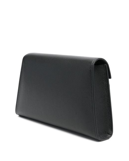 SAVETTE Black Die Symmetry Schwarze Ledertasche