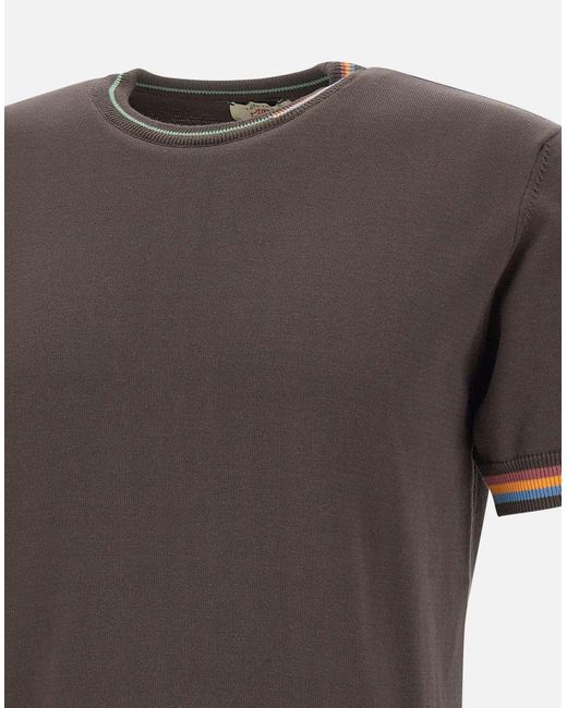Bob Willis Baumwollpullover Dunkelbraun in Gray für Herren