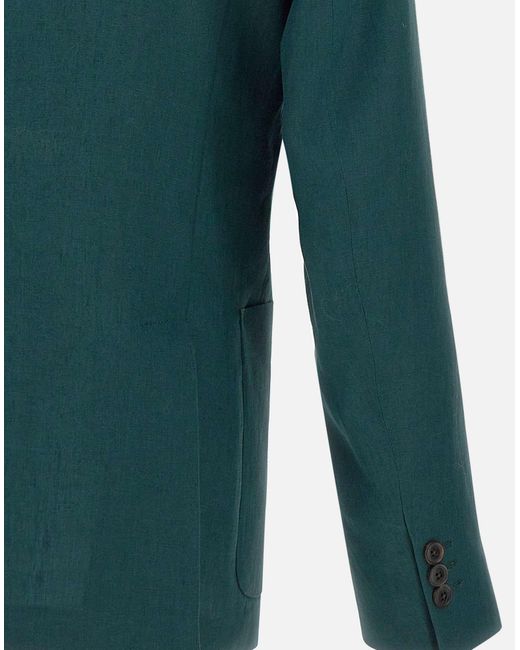 Paul Smith Flaschengrünes Zweireihiges Sakko in Green für Herren