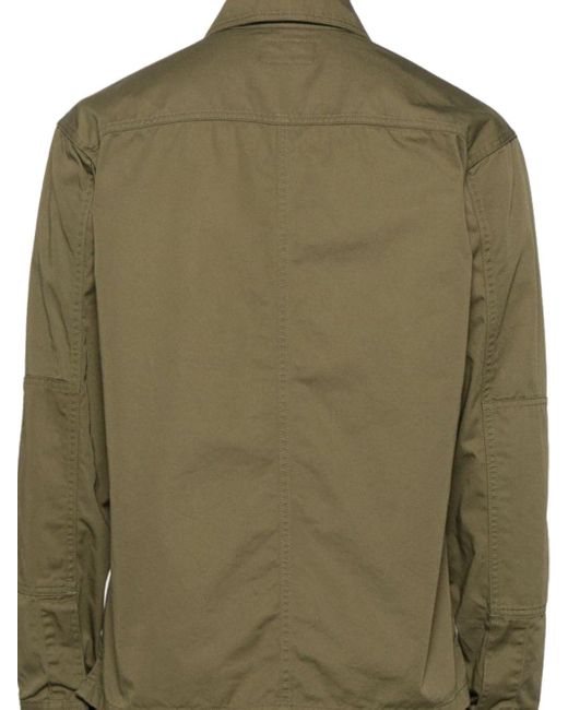 Saint Laurent Klassische Hemdjacke in Green für Herren