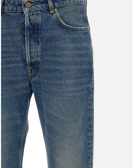 Golden Goose Deluxe Brand Happy Denim Jeans Mit Normaler Passform in Blue für Herren