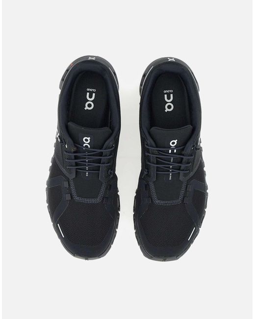 On Shoes Cloud6 Schwarze Performance-Sneaker in White für Herren