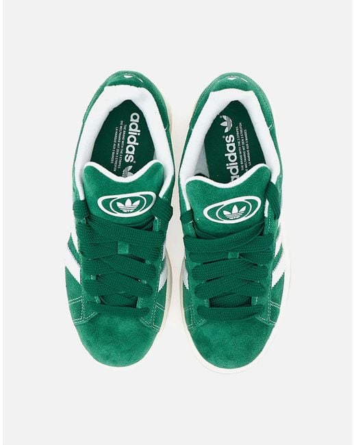 Adidas Green Smaragdgrüne Campus-Sneaker Im Stil Der 2000Er