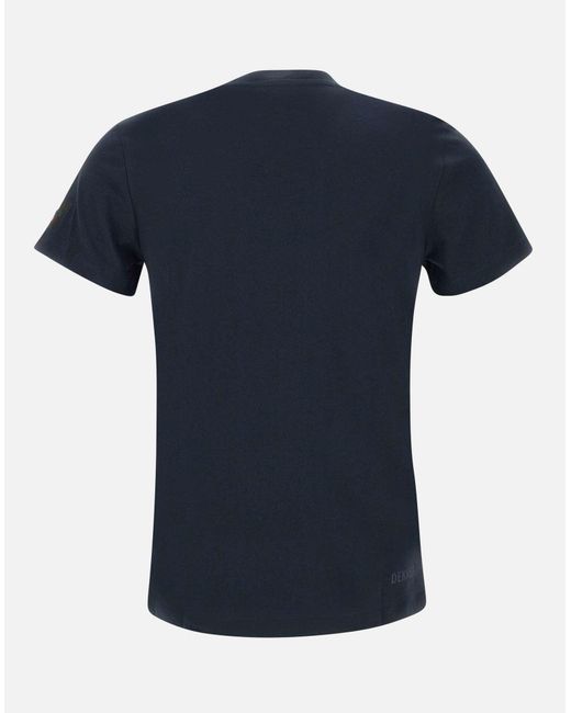 Dekker Blaues Baumwoll-Trigger-T-Shirt in Blue für Herren