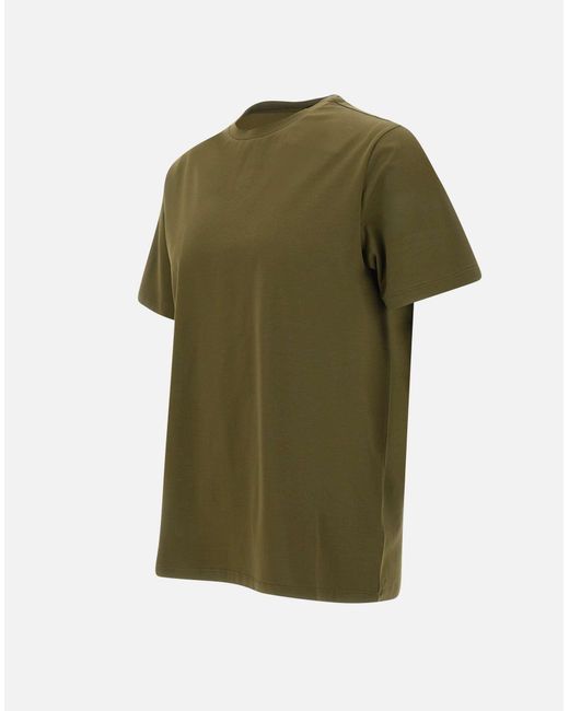 Herno Superfeines Baumwoll-T-Shirt in Green für Herren