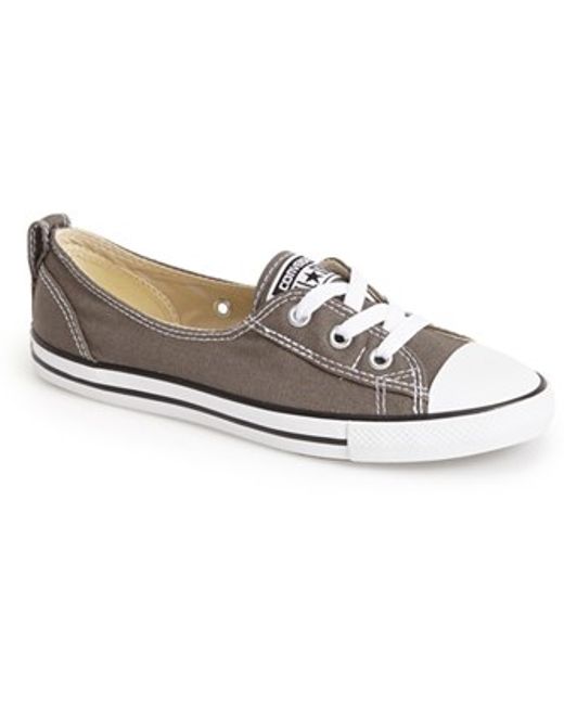 Converse Chuck Taylor All Star Ballet Canvas Sneaker in Gray (charcoal)