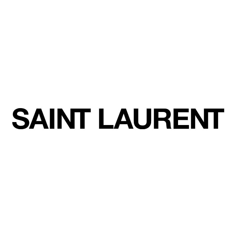Saint Laurent Cassandre Matelassé Key Pouch In Grain De Poudre Embossed  Leather in White