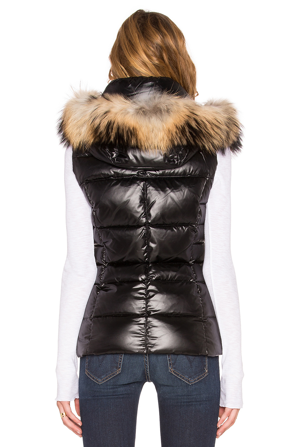 sam vest with fur hood