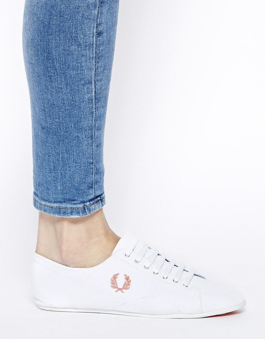 Fred Perry Alley Canvas Trainers in 