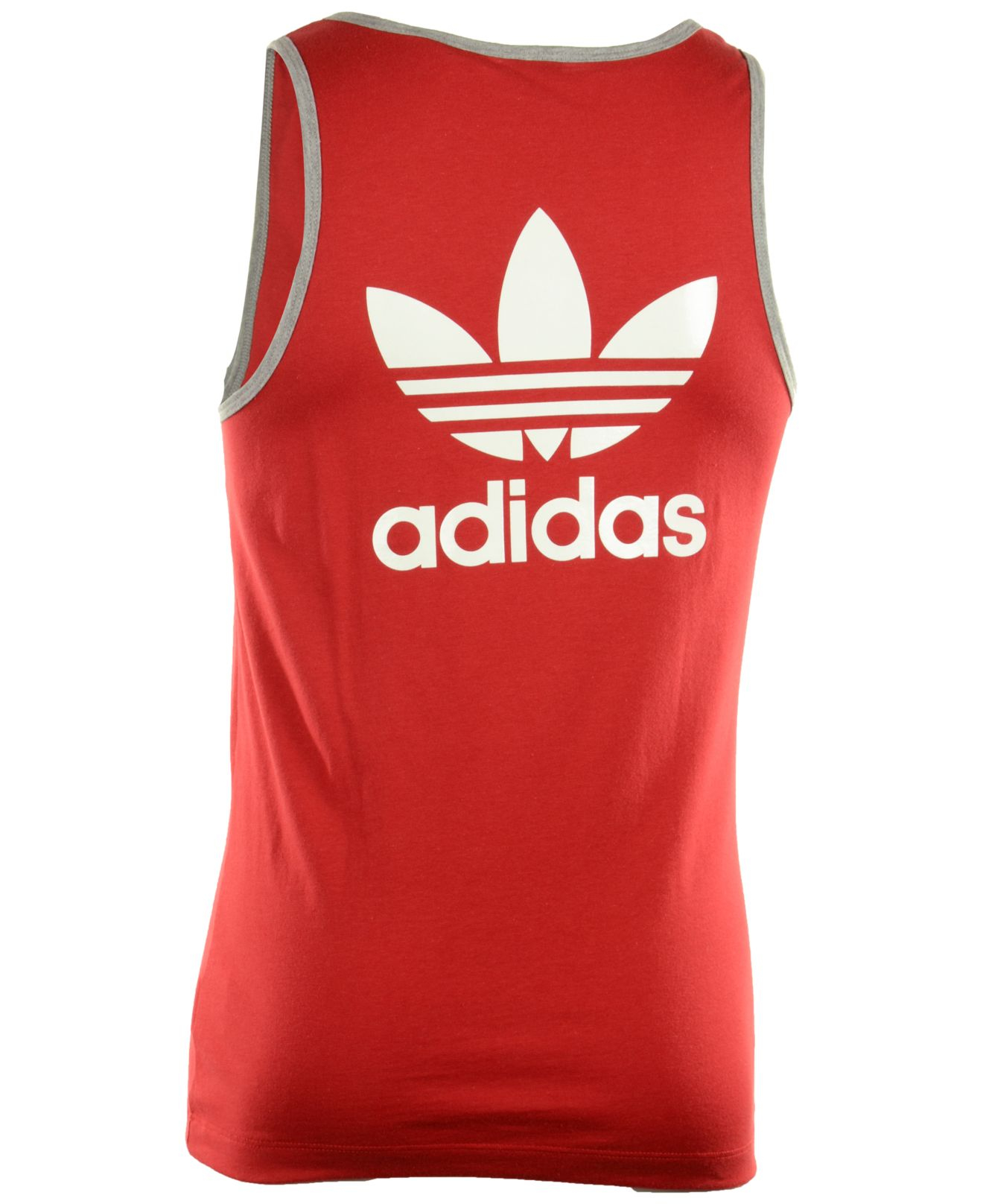 red adidas tank top