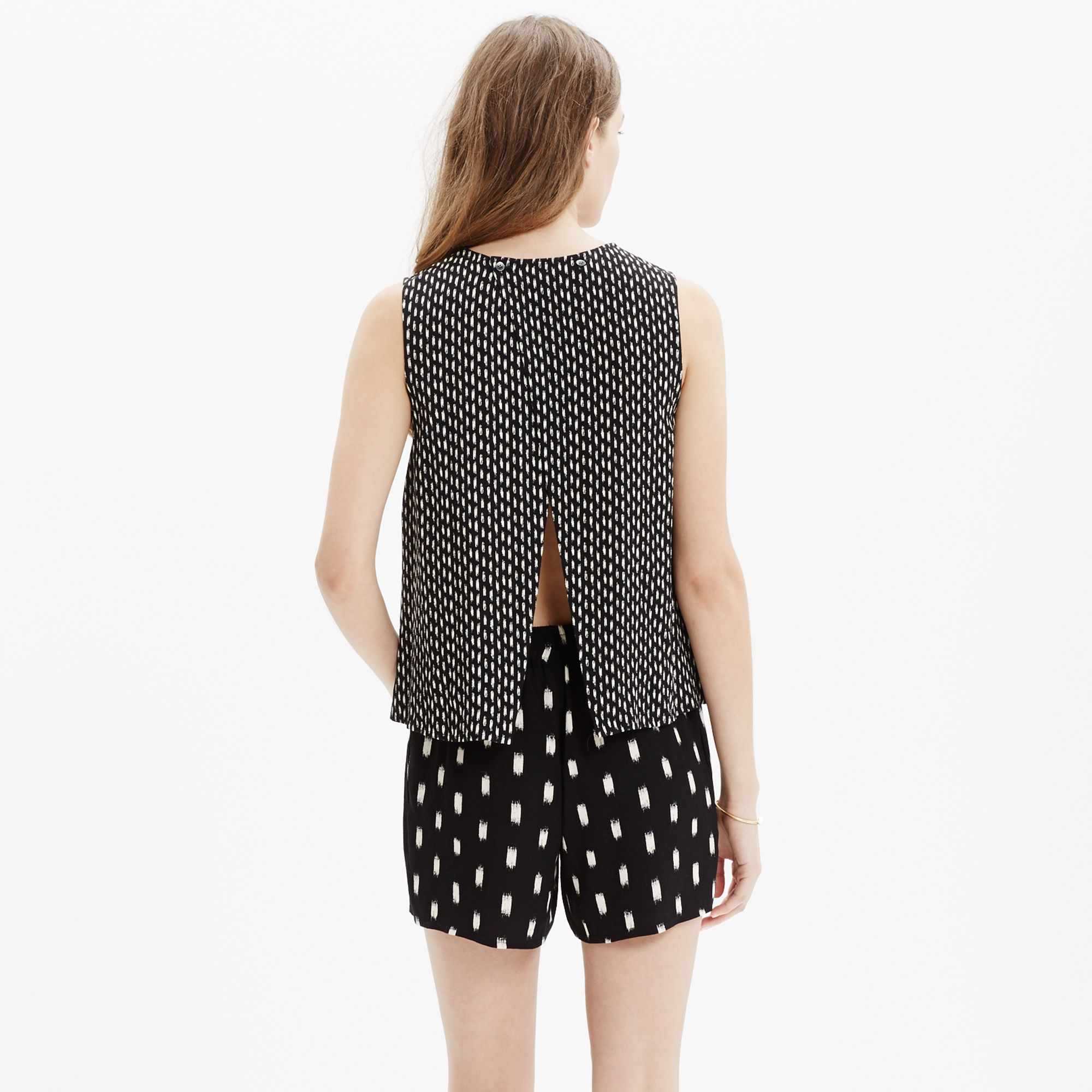 madewell black romper