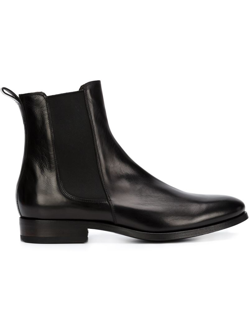 Lyst - Buttero Classic Chelsea Boots in Black for Men