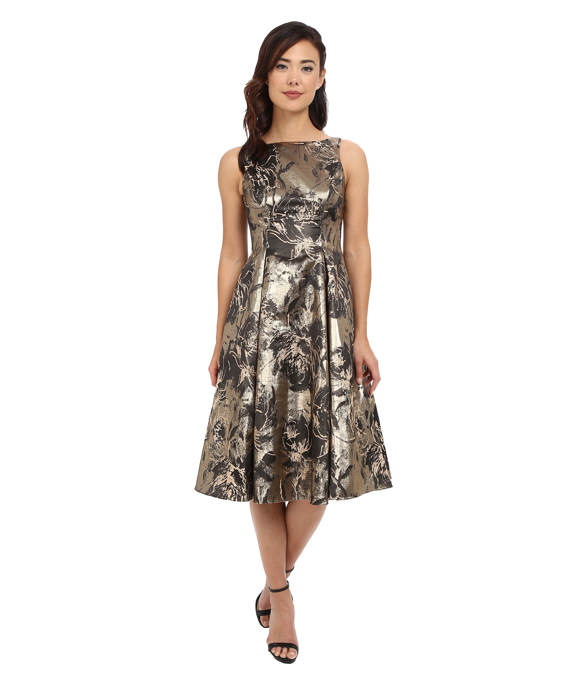 Printed Tea Length Dresses