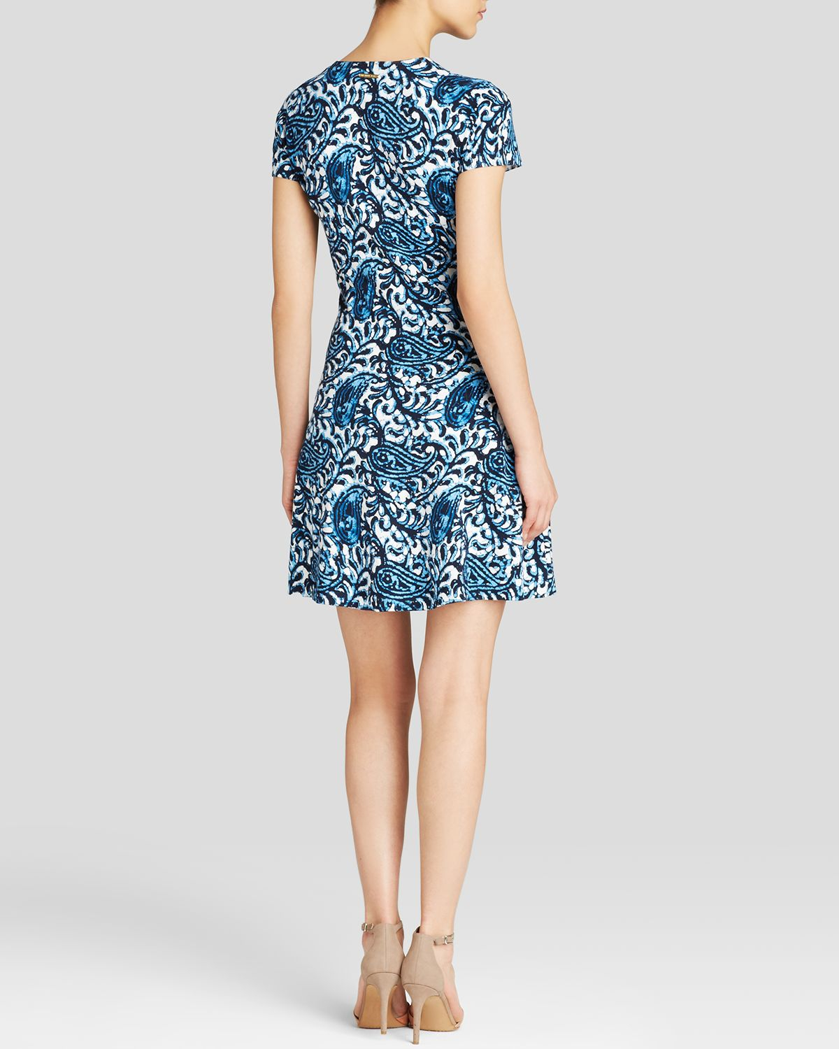 michael kors paisley print dress