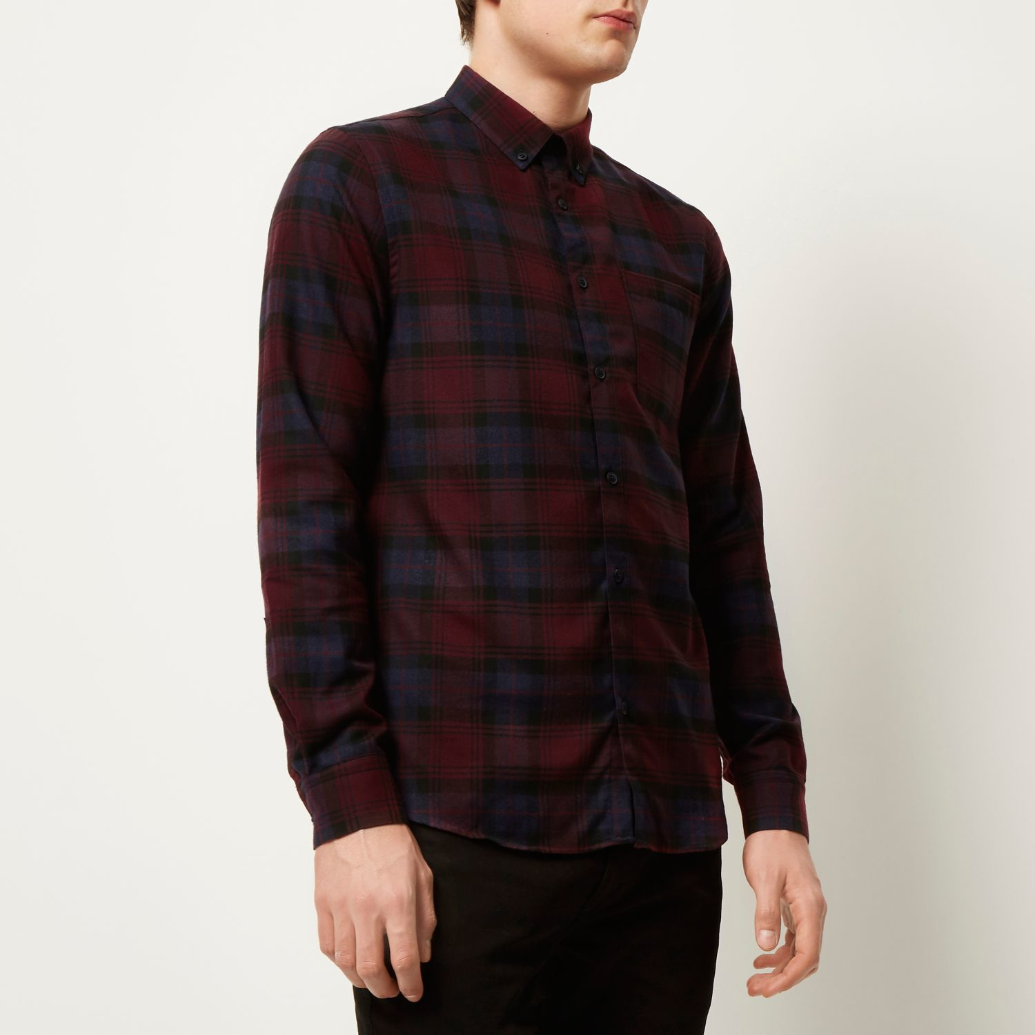 flannel shirts purple