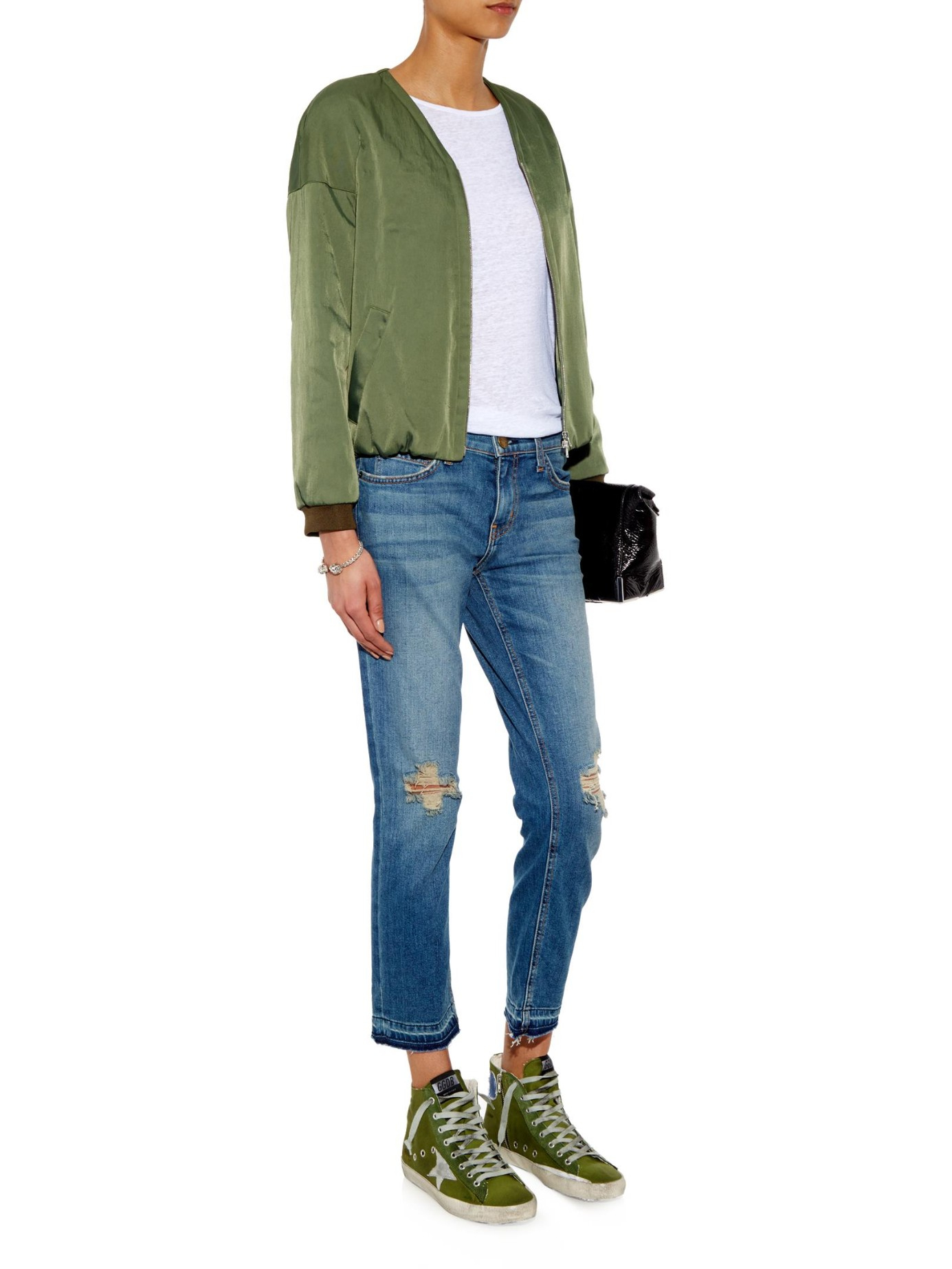 golden goose francy high top sneakers