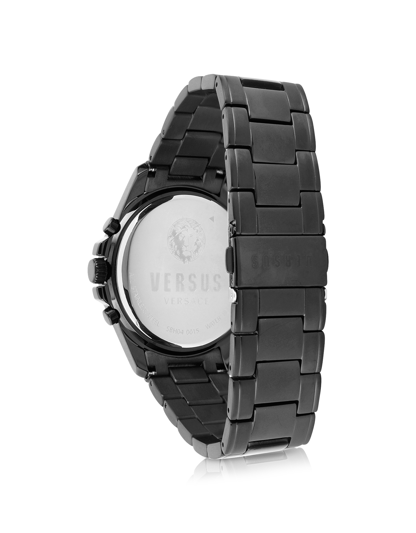 Versus Chrono Lion Black Stainless Steel Men S Bracelet Watch For