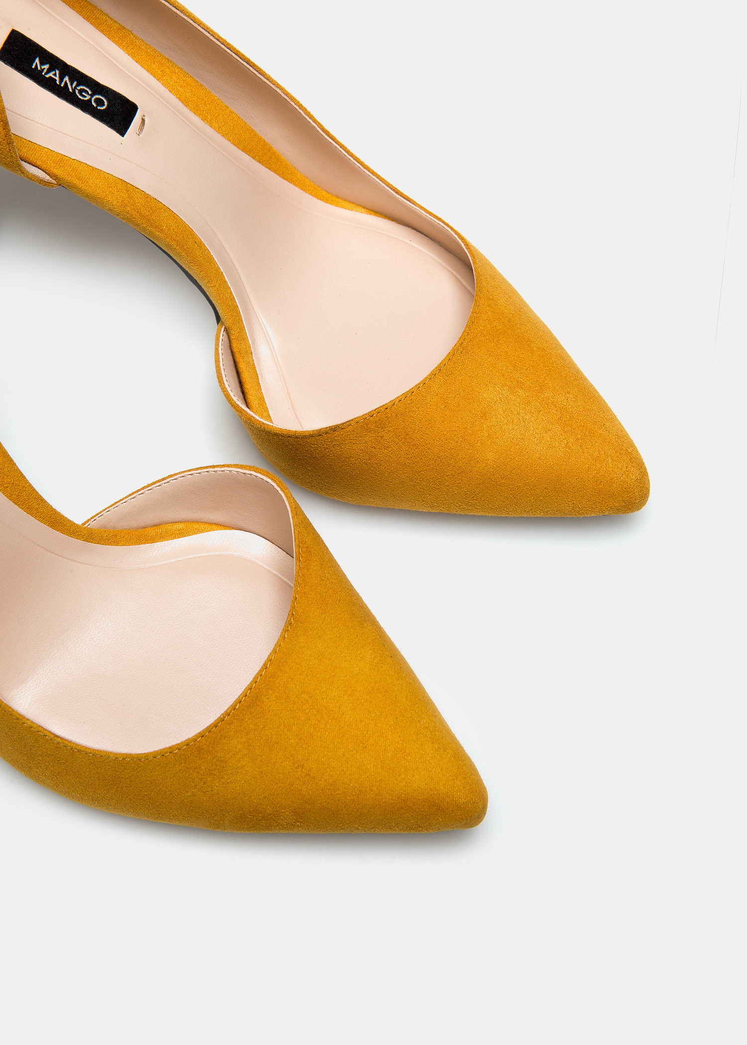 mustard yellow stilettos