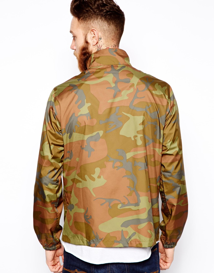 camo wind jacket