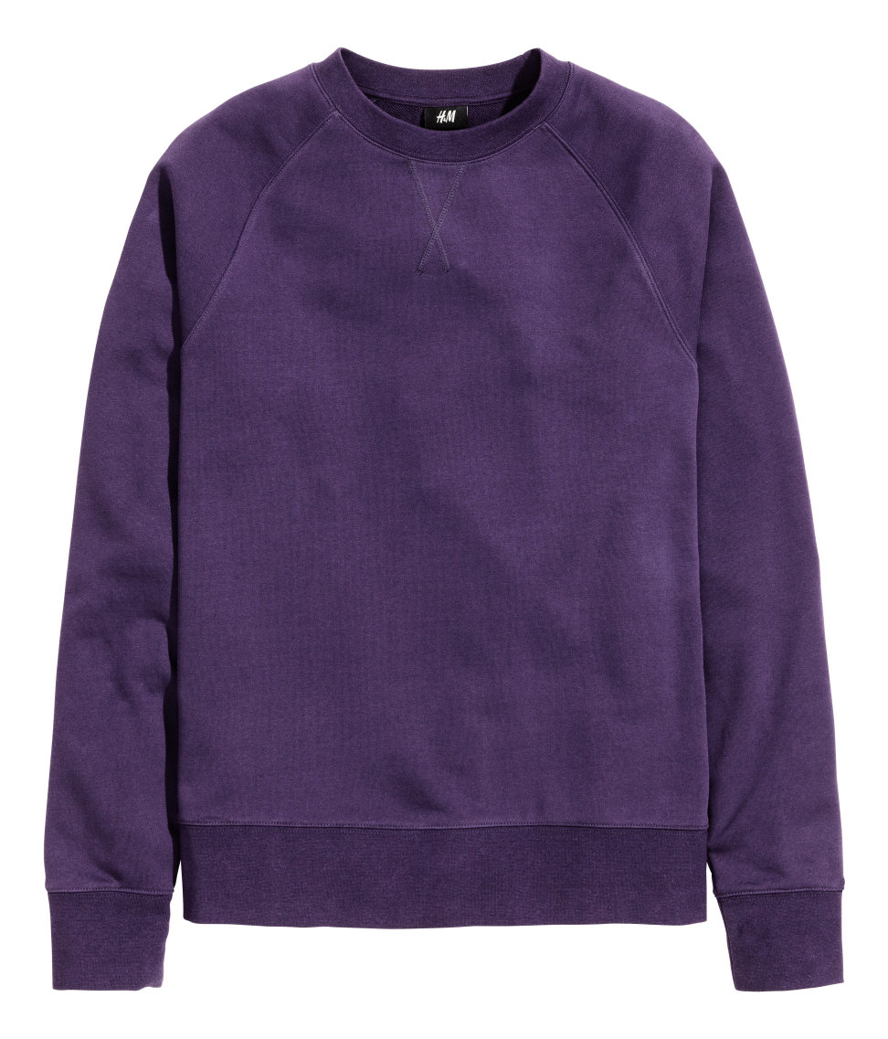 deep purple sweatshirt
