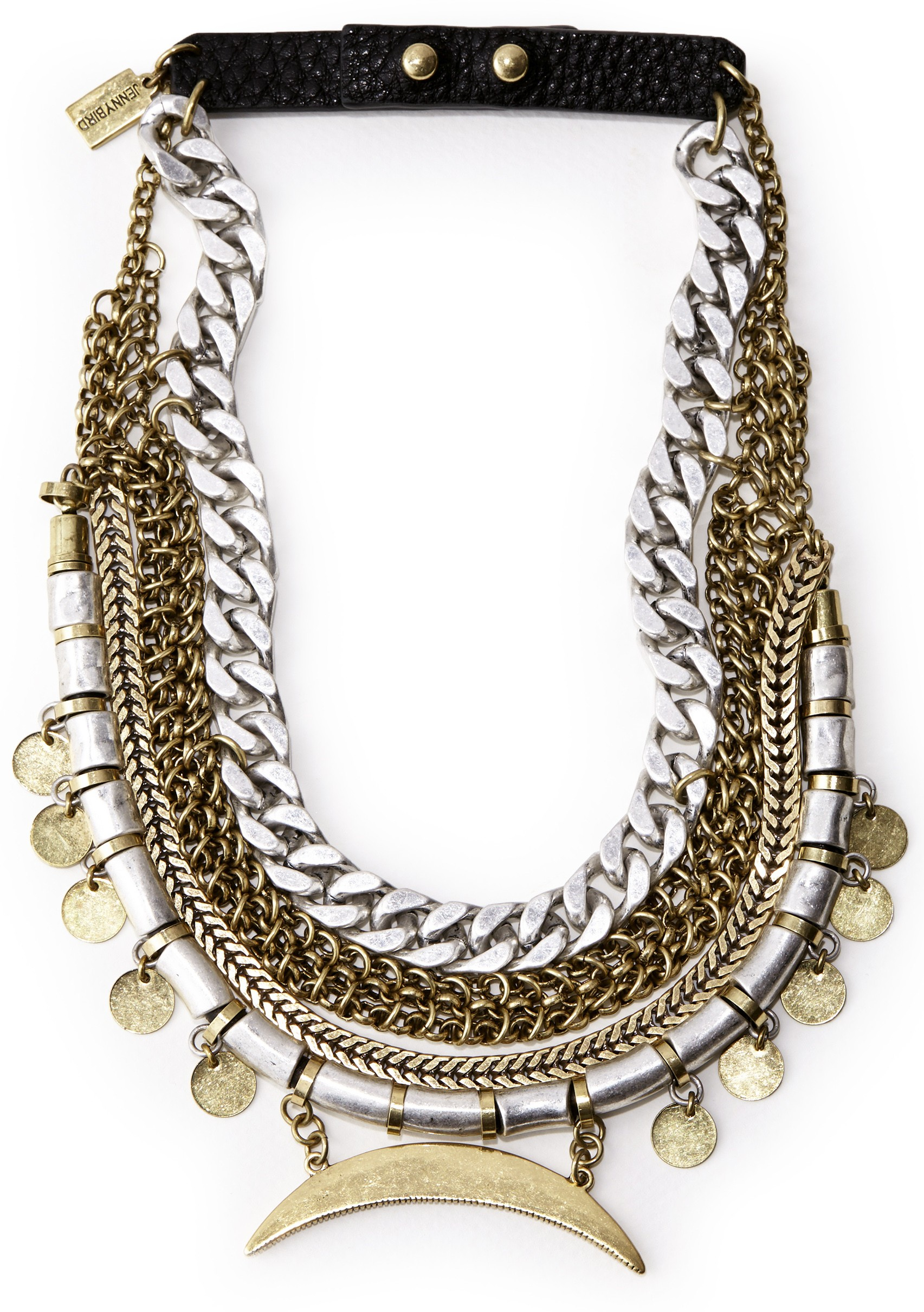 Jenny Bird Leather Moonrise Collar in 
