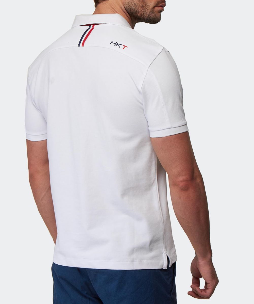 Hackett Hkt Aston Martin Racing Polo Shirt in White for Men - Lyst