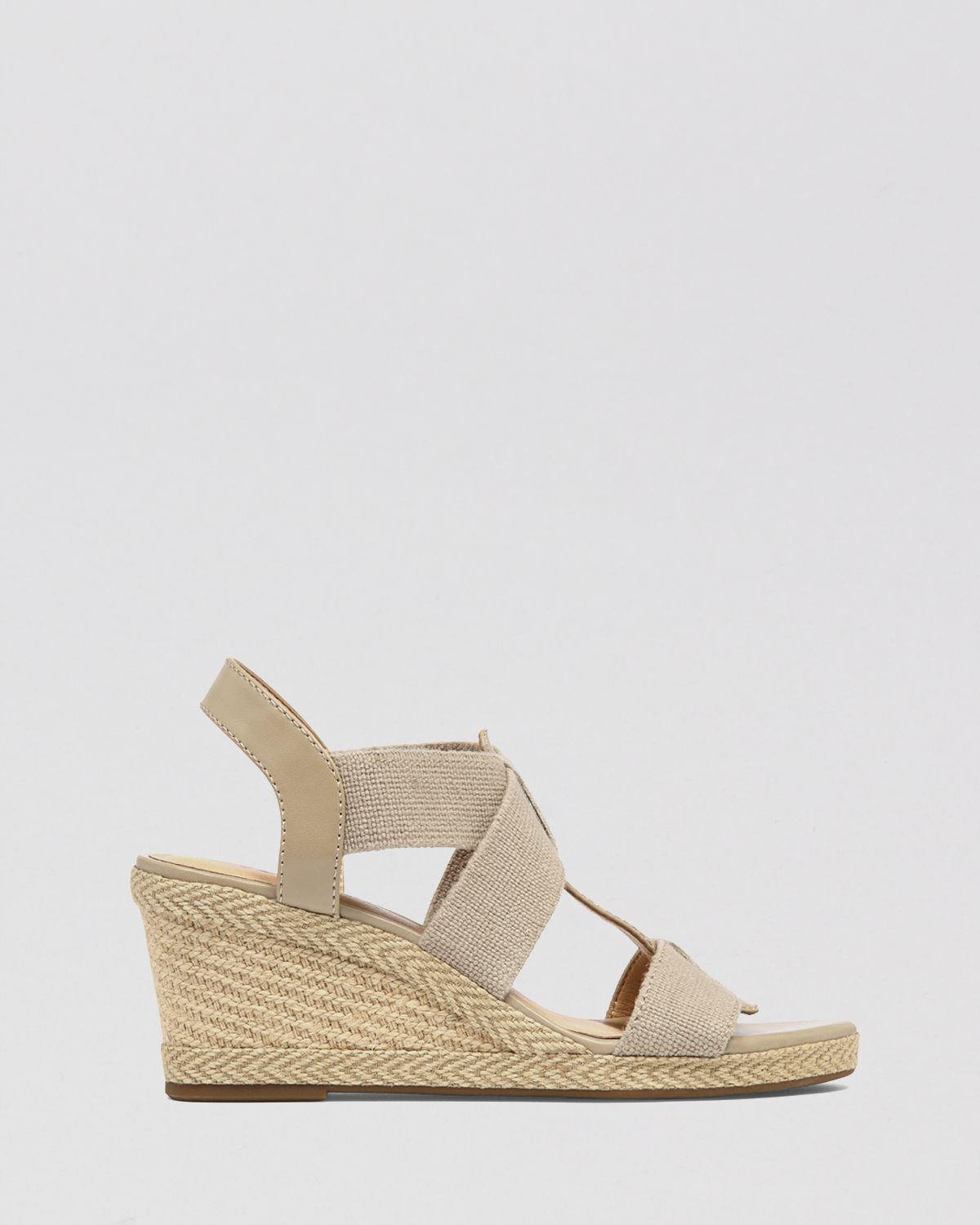 Lucky Brand Open Toe Platform Wedge Espadrilles Kalenna in Blue Lyst